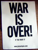 WAR IS OVER