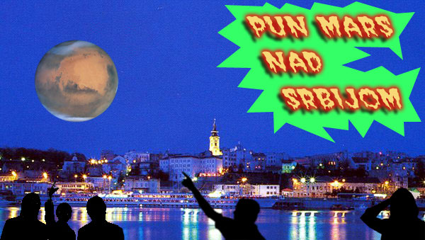 Pun Mars nad Srbijom