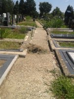 Zapuštena staza groblja